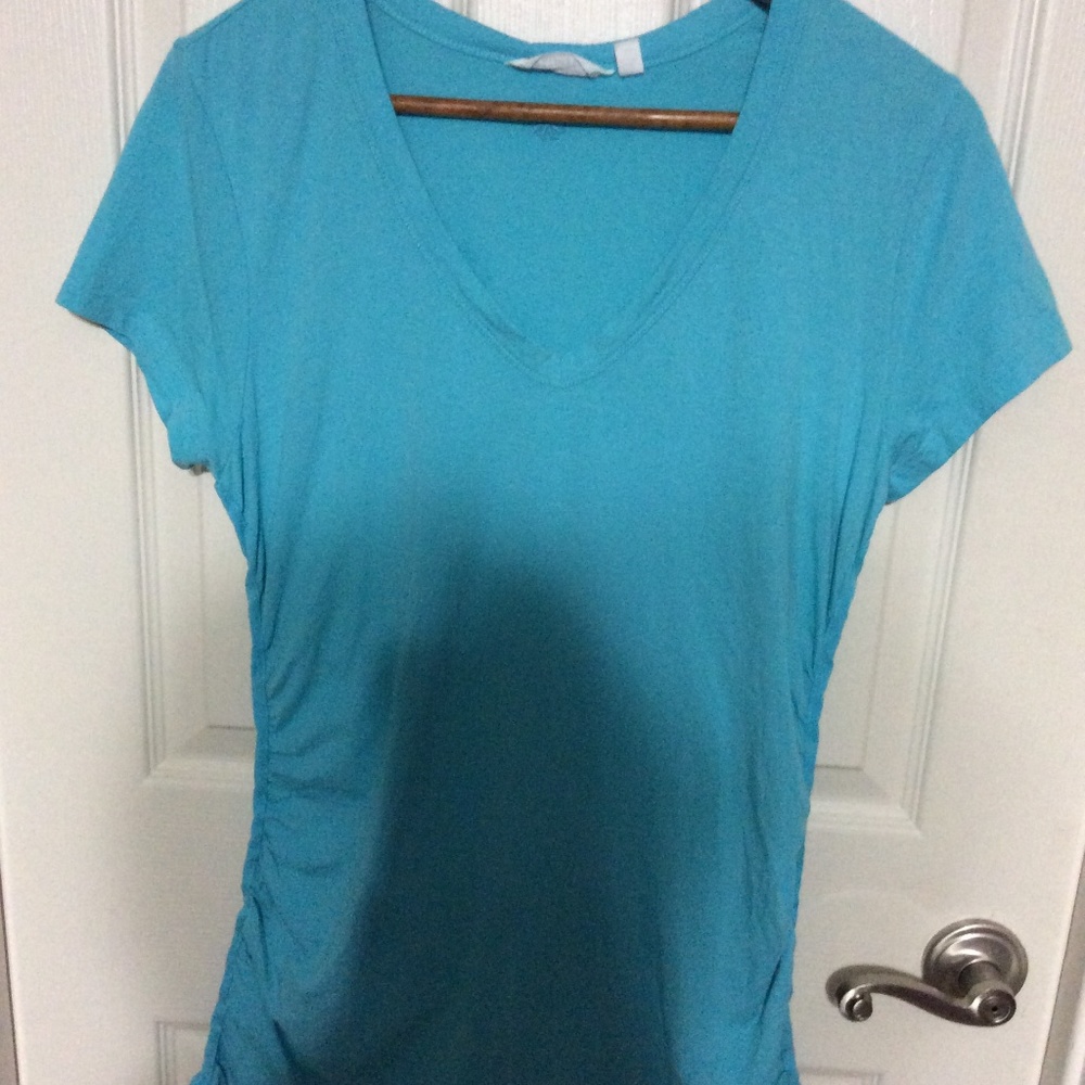 Women's Athleta Runched Casual Top Size L
